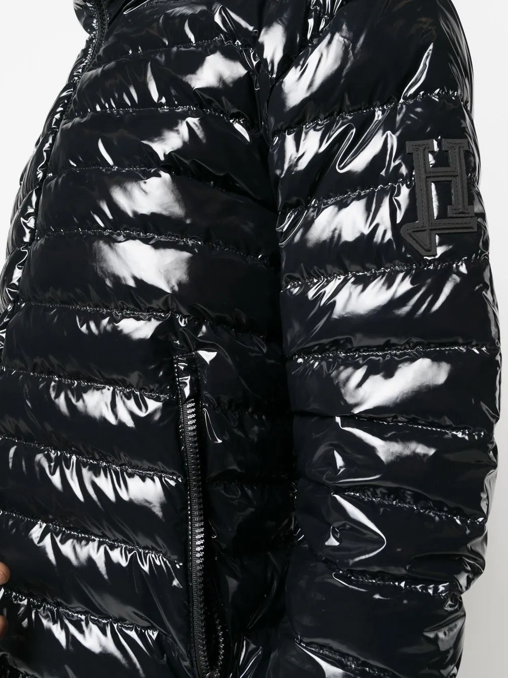 Herno Padded Goose Down Jacket In Black