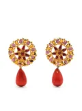 CHANEL Pre-Owned Gripoix glass-bead drop earrings - Gold