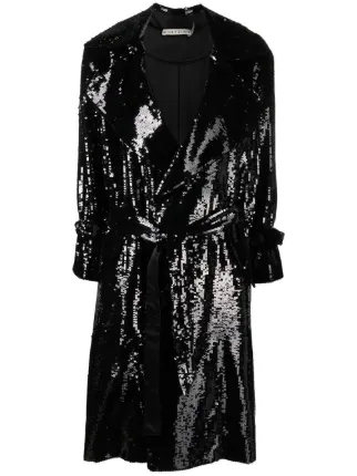 Alice and olivia shop black sequin dress