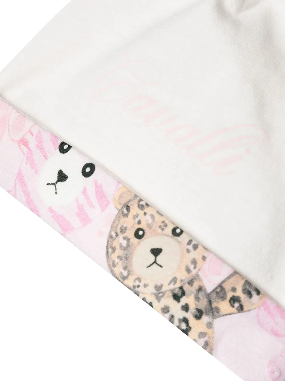 Roberto Cavalli Animal-print Cotton Babygrow Set In White
