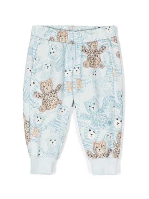 Roberto Cavalli Junior pantalon de jogging à imprimé graphique