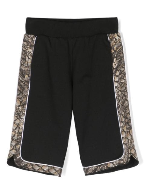 Roberto Cavalli Junior Shorts mit abstraktem Print