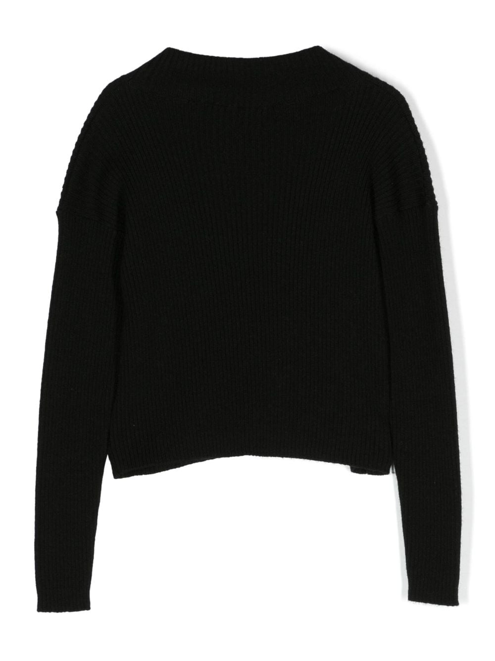Roberto Cavalli Junior Sweater met logoplakkaat - Zwart