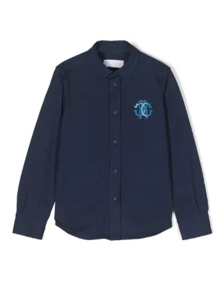 Roberto Cavalli store boys blue cardigan