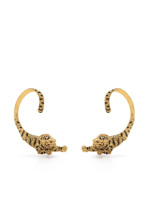 Roberto Cavalli Roar clip-on ear cuffs
