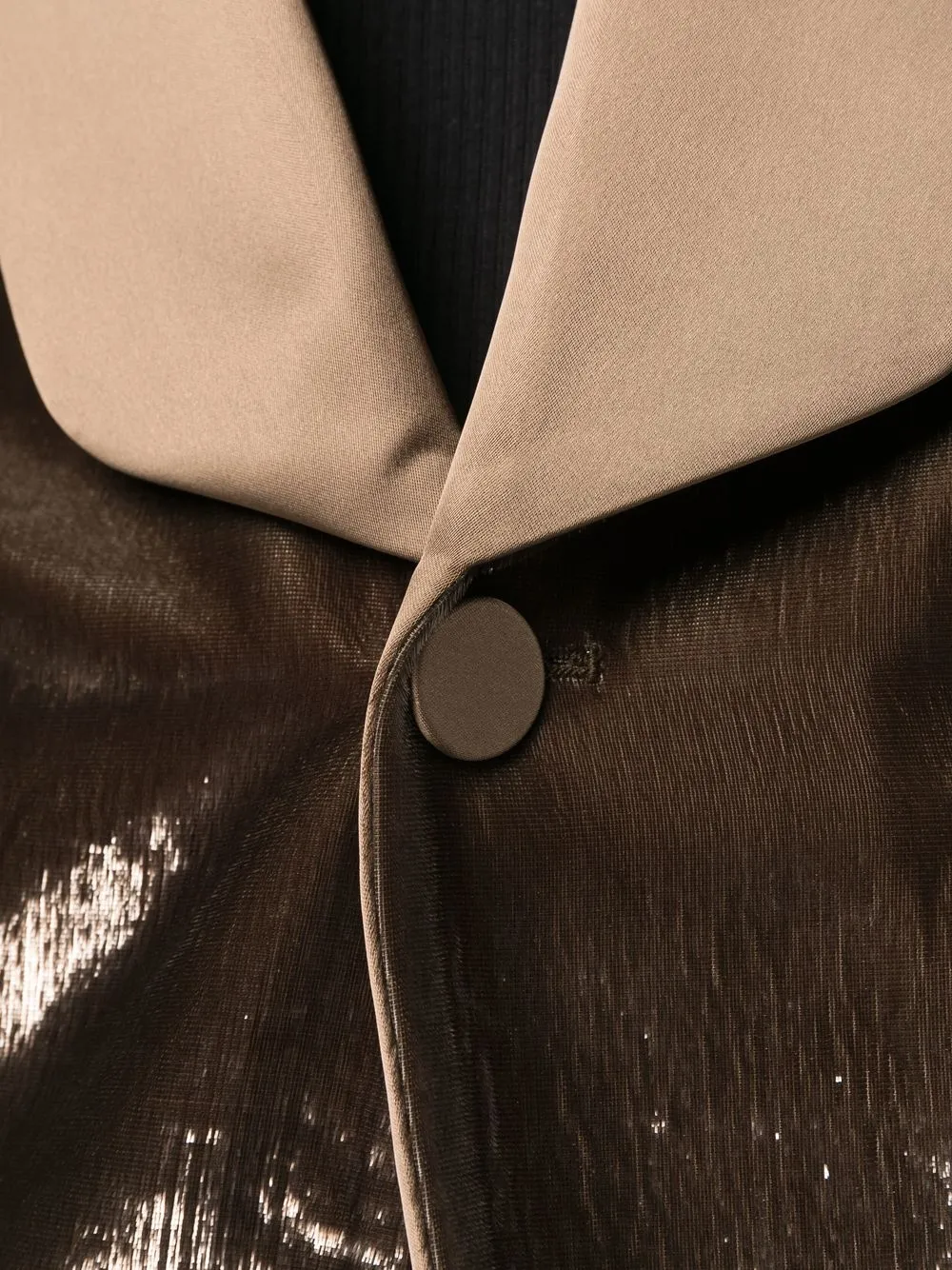 Roberto Cavalli Blazer met enkele rij knopen Bruin
