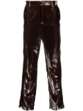 Roberto Cavalli distressed-effect tailored trousers - Brown