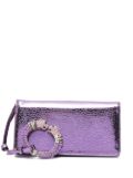 Roberto Cavalli Pochette metallic cutch bag - Purple