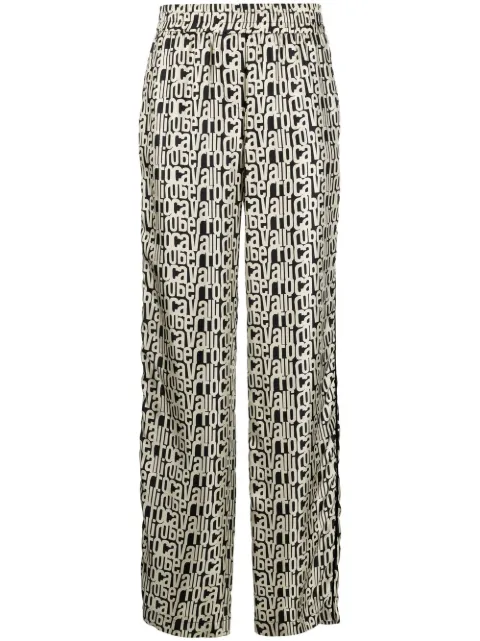 Roberto Cavalli pantalones con logo estampado