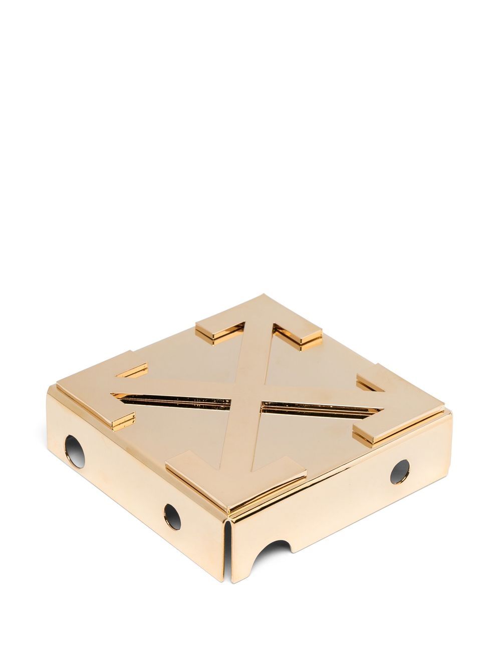 Shop Off-white Meteor Metal Ashtray In Gold