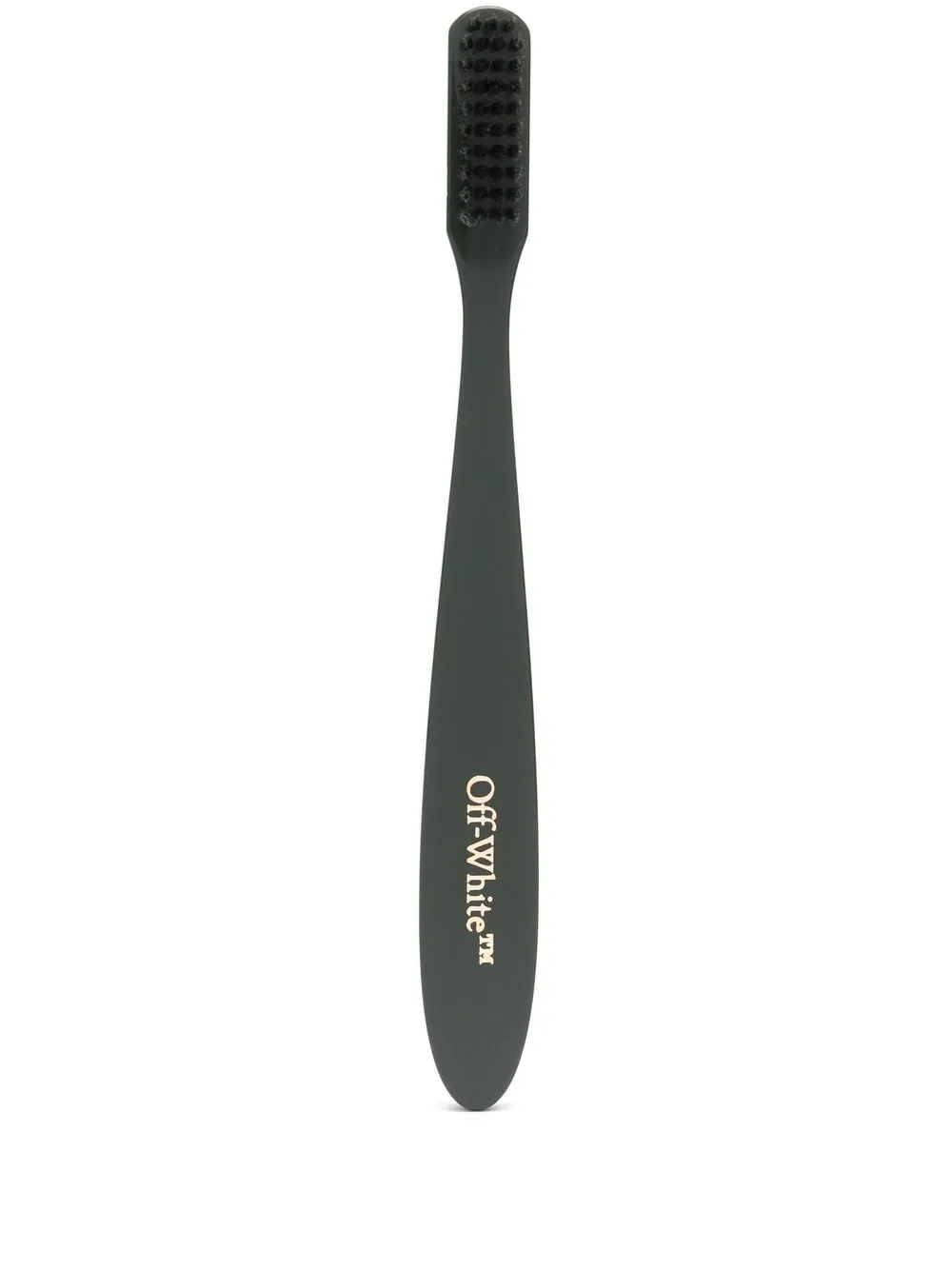 

Off-White logo-lettering brush - Green