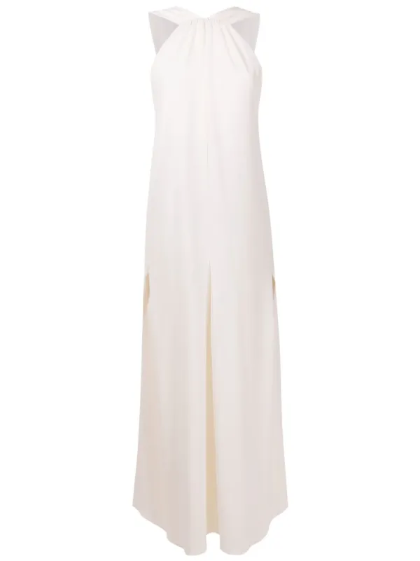 Olympiah scoop-back Maxi Dress | White | FARFETCH