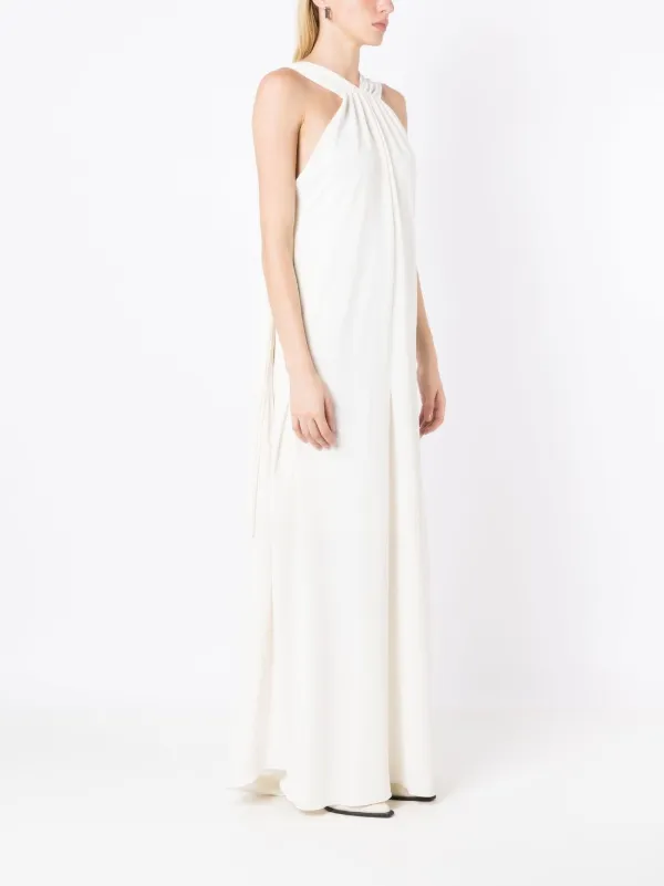 Olympiah scoop-back Maxi Dress | White | FARFETCH