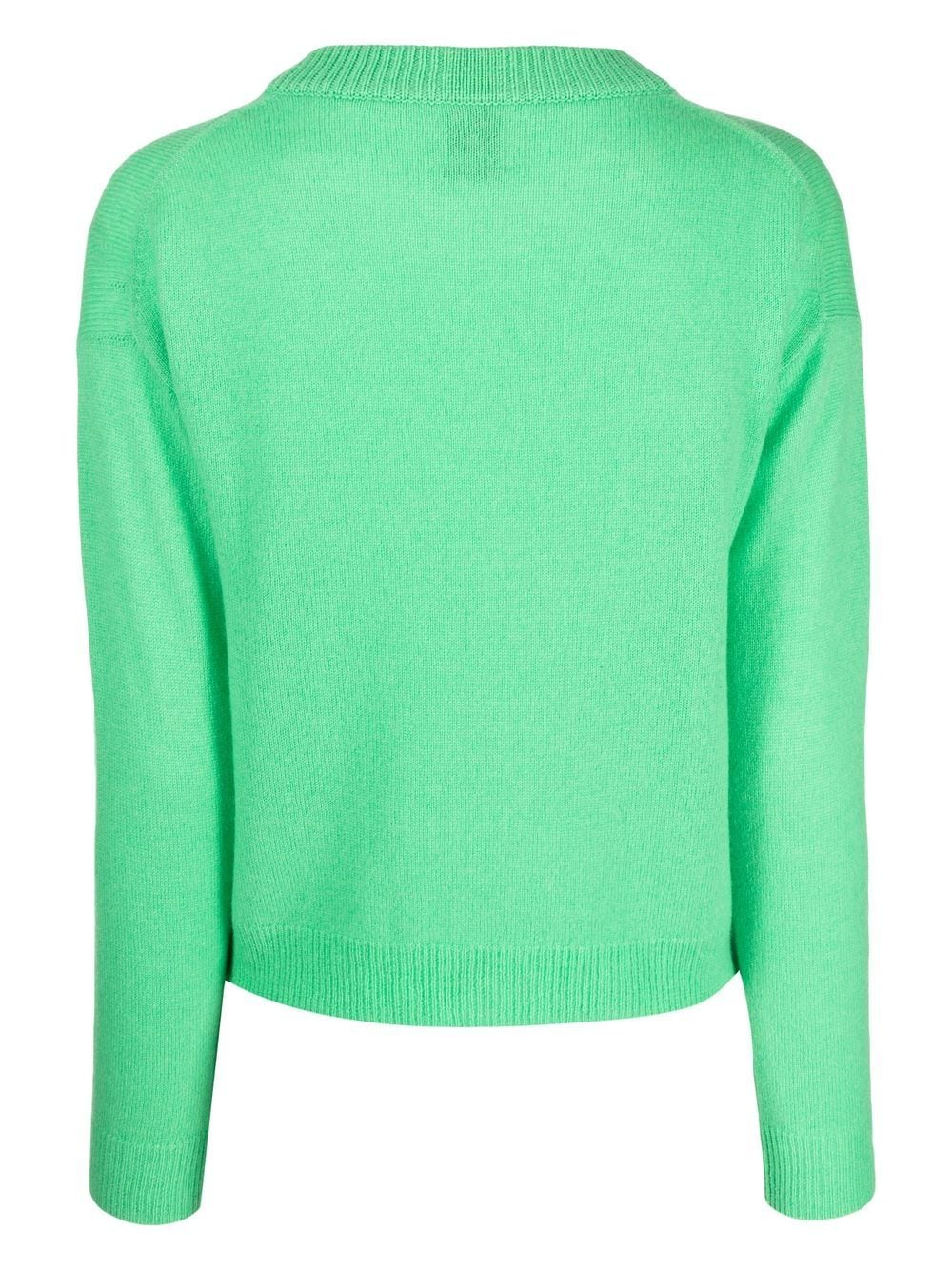 Allude Pullover met ronde hals - Groen