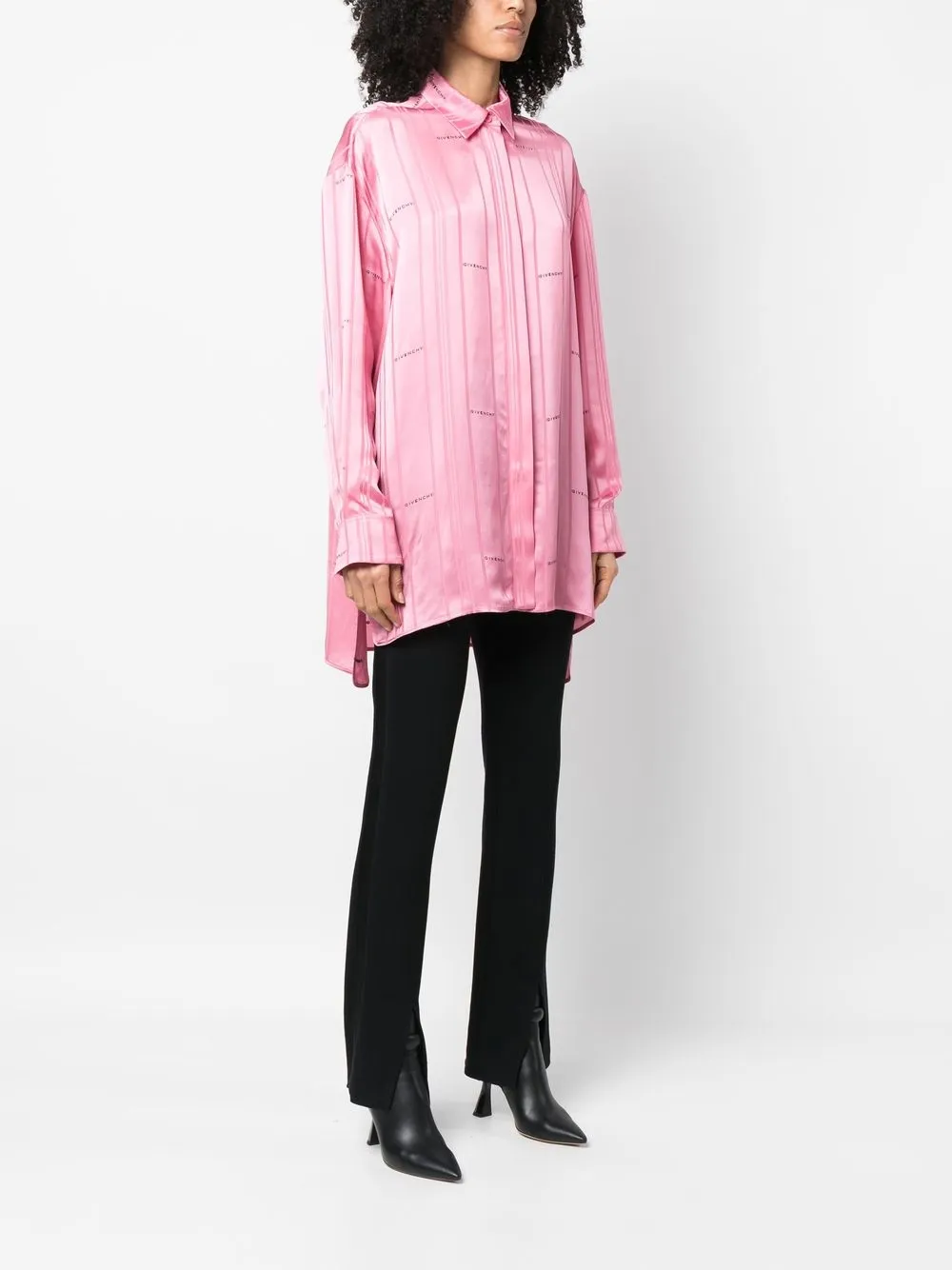 Givenchy Gestreept overhemd Roze