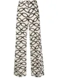 Valentino Garavani chain-print trousers - White