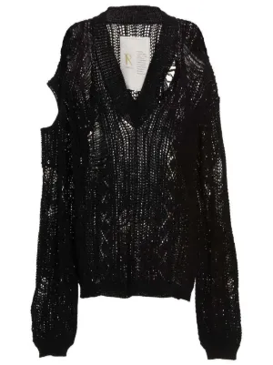 Rick Owens ミディアムラップ　カーディガン　黒 Rick Owens ミディアム ラップ カーディガン | ブラック | FARFETCH JP
