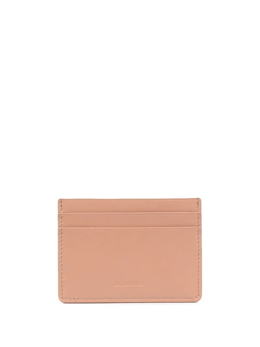 

Jil Sander logo-debossed card holder - Neutrals