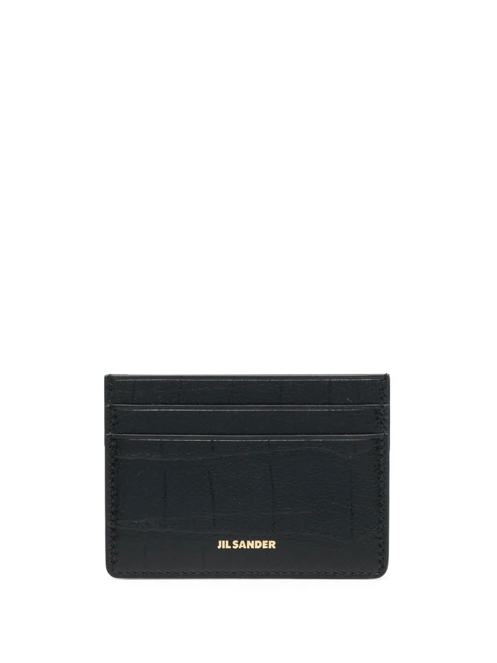 

Jil Sander logo-print cardholder - Black