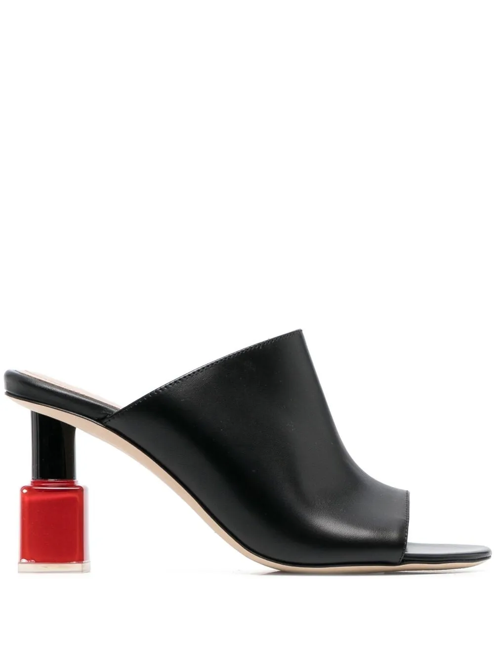 

LOEWE mules con efecto pulido - Negro