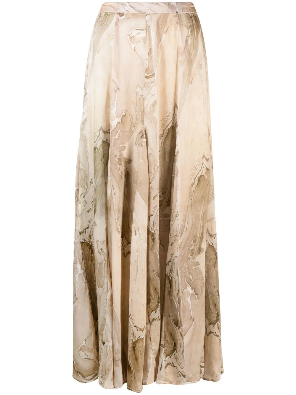 

Mes Demoiselles abstract-print maxi skirt - Neutrals