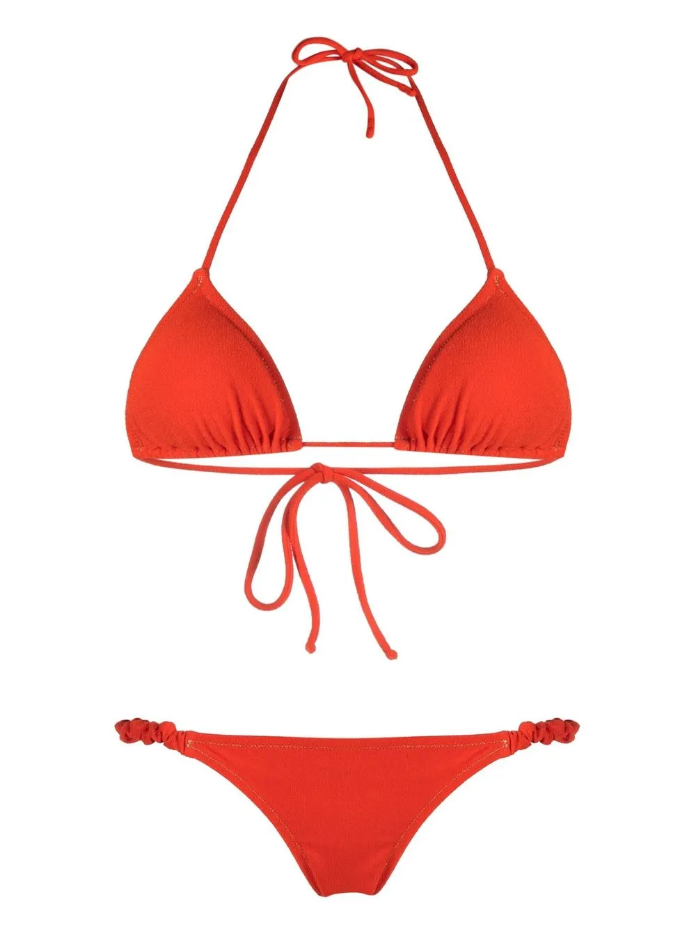 

Reina Olga halterneck triangle bikini set - Orange