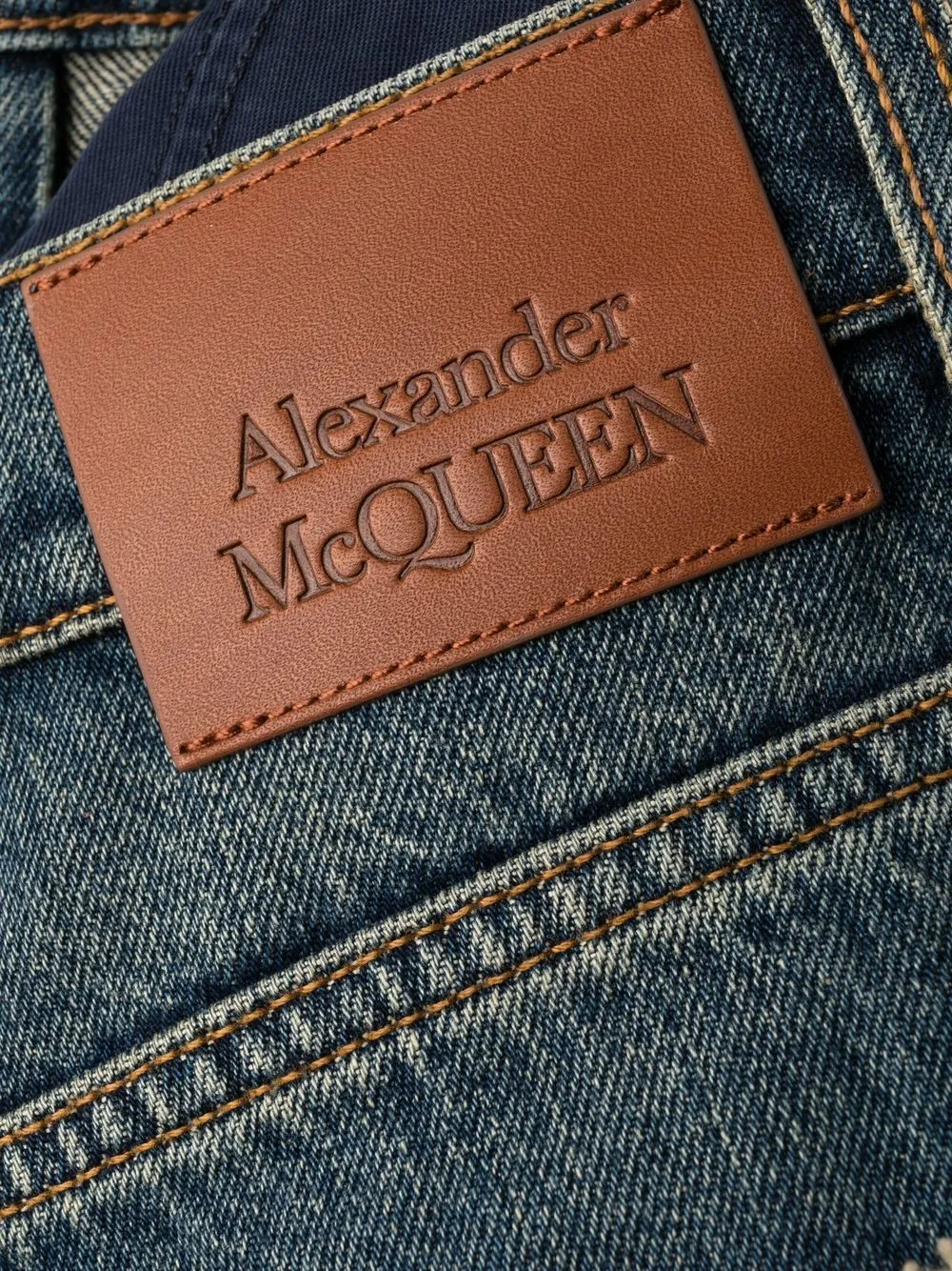 Affordable Alexander McQueen flared denim shorts Women