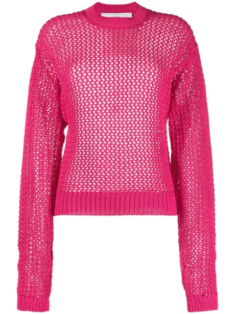 Ramael cotton open-knit jumper