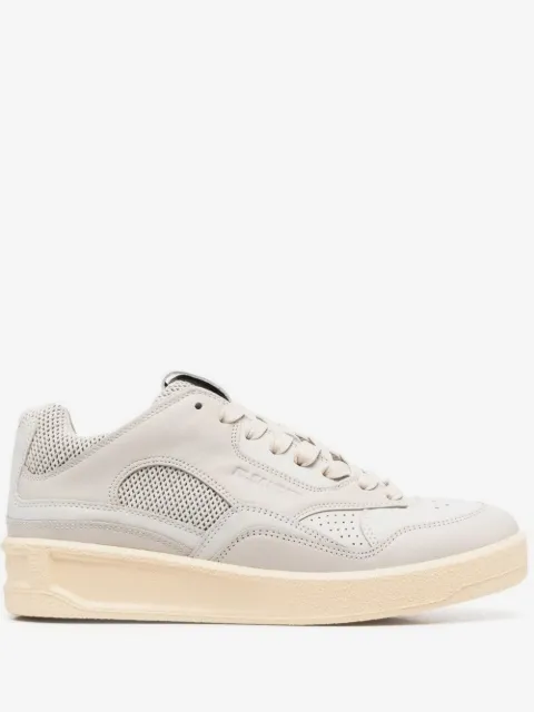 Jil Sander Sneakers mit Kontrasteinsätzen