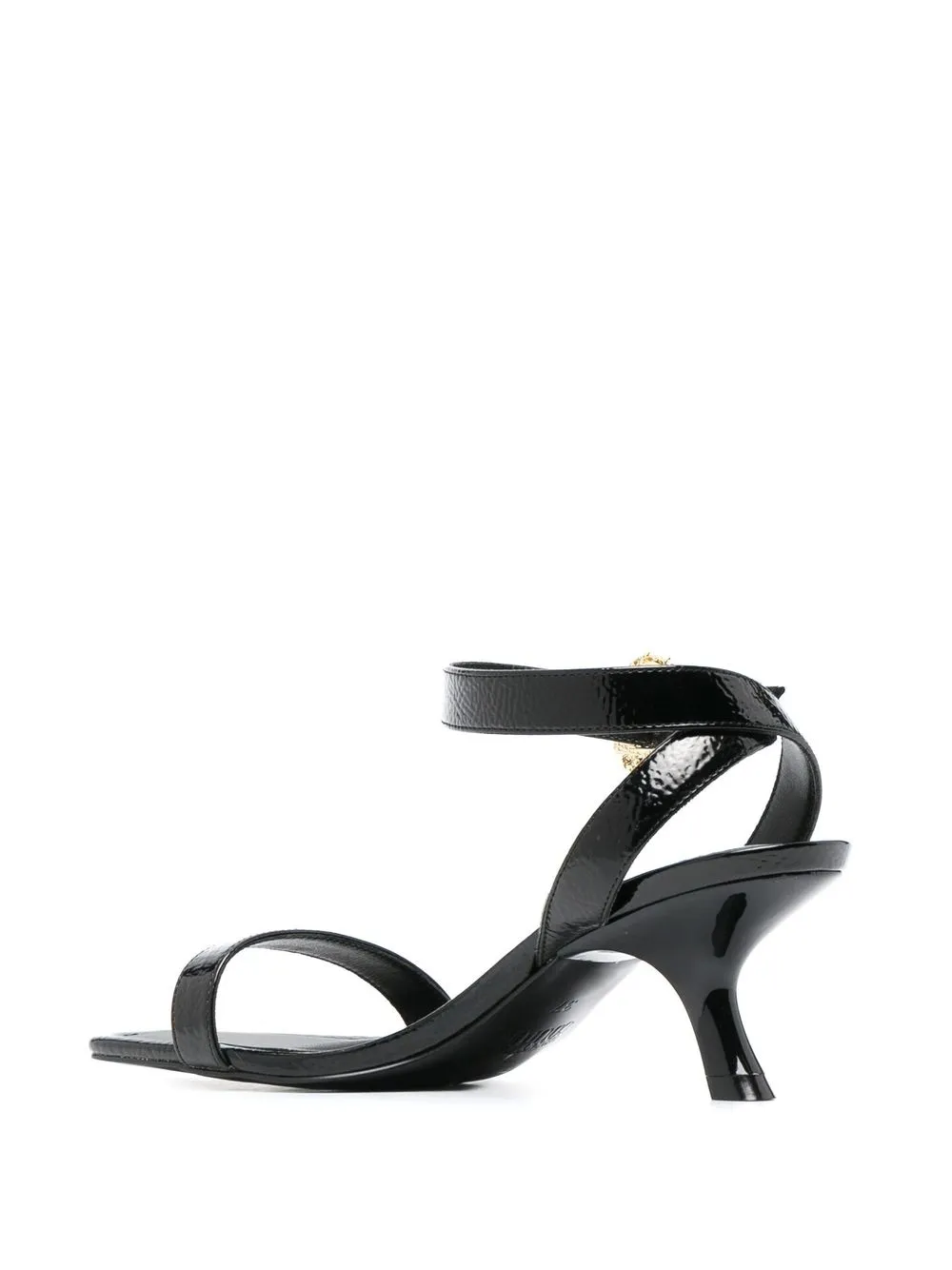 Versace Jeans Couture Buckle-fastening Sandals In Black