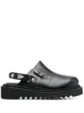 Toga Virilis chunky leather sandals - Black