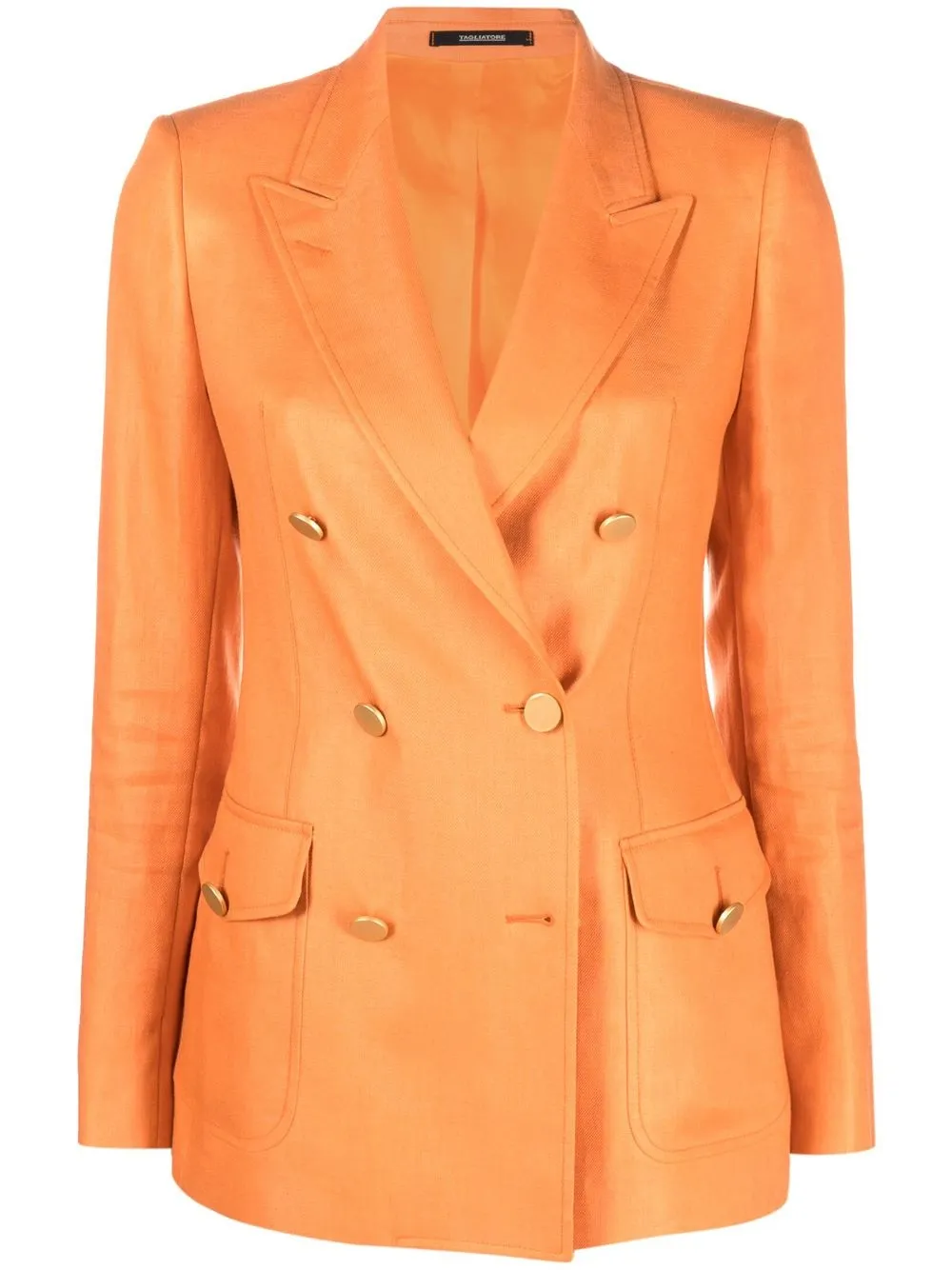 

Tagliatore double-breasted blazer - Orange