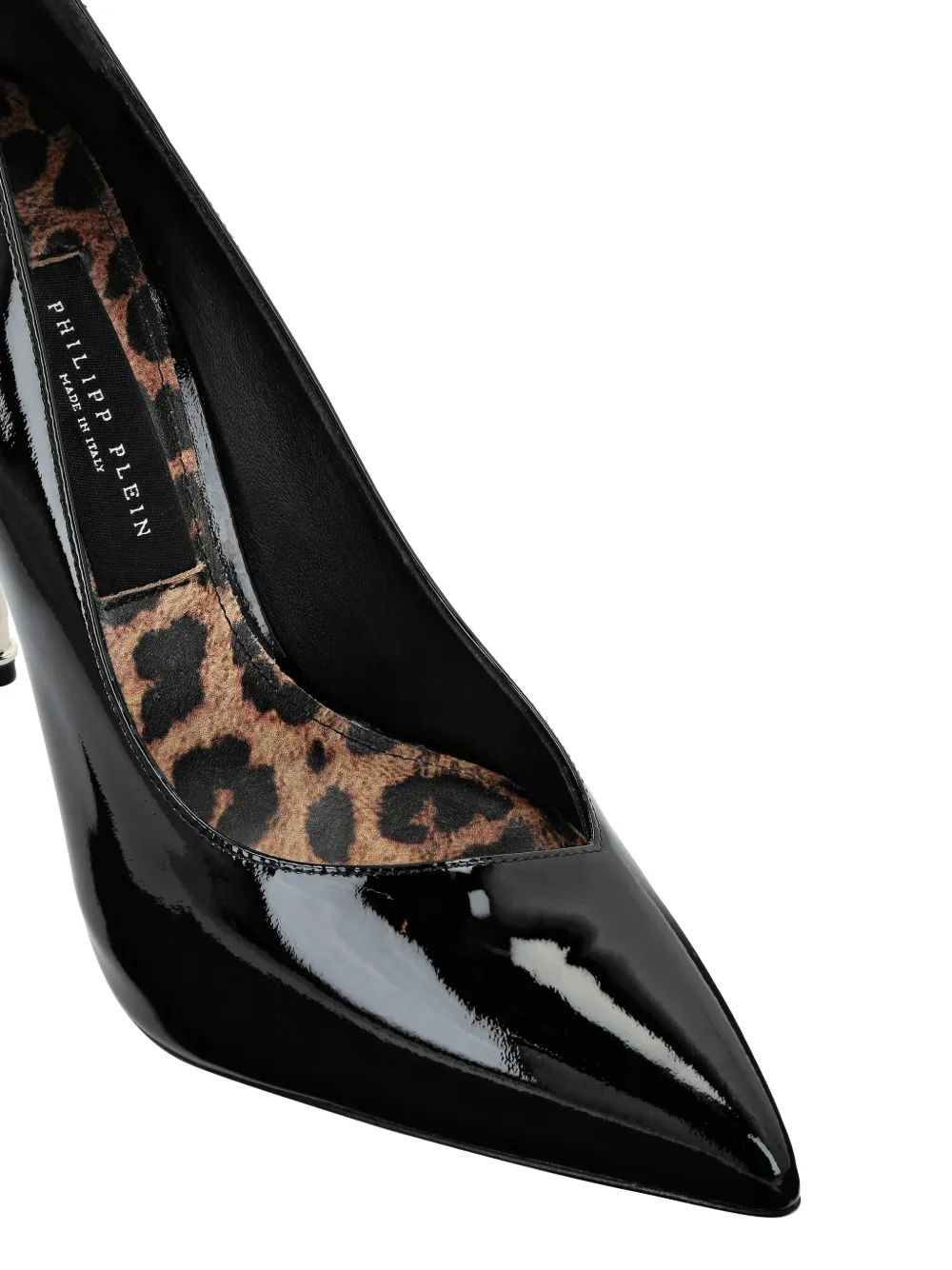 Philipp Plein Pumps met doodskop hak Zwart