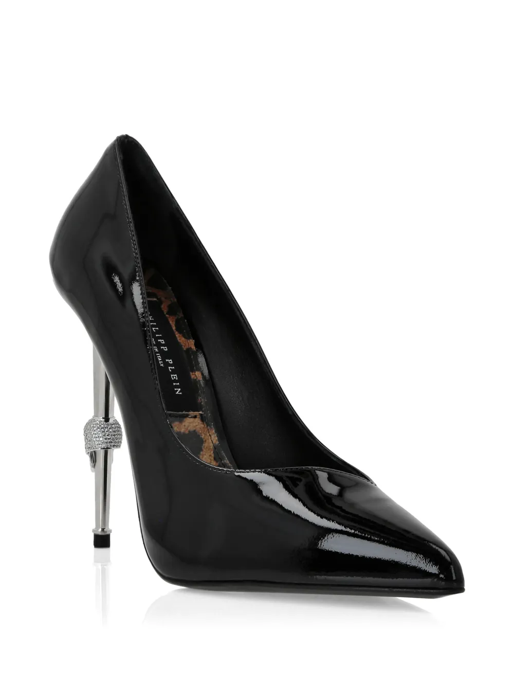 Philipp Plein Pumps met doodskop hak Zwart