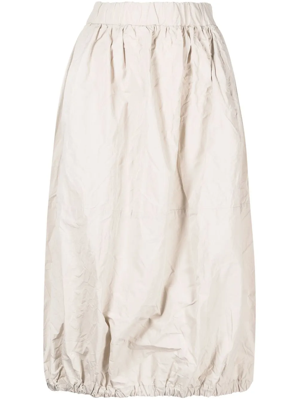 

Casey Casey crinkled puffball skirt - Brown