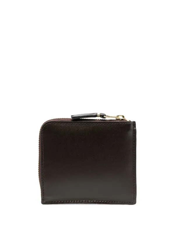 折りたたみ財布 Comme Des Garcons Wallet Zipped Wallet CDG Zip-Around Very Black Wallet | Tortoise General Store