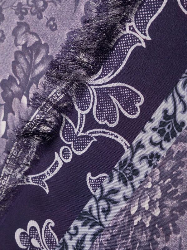 Pierre-Louis Mascia Embroidered Silk Scarf