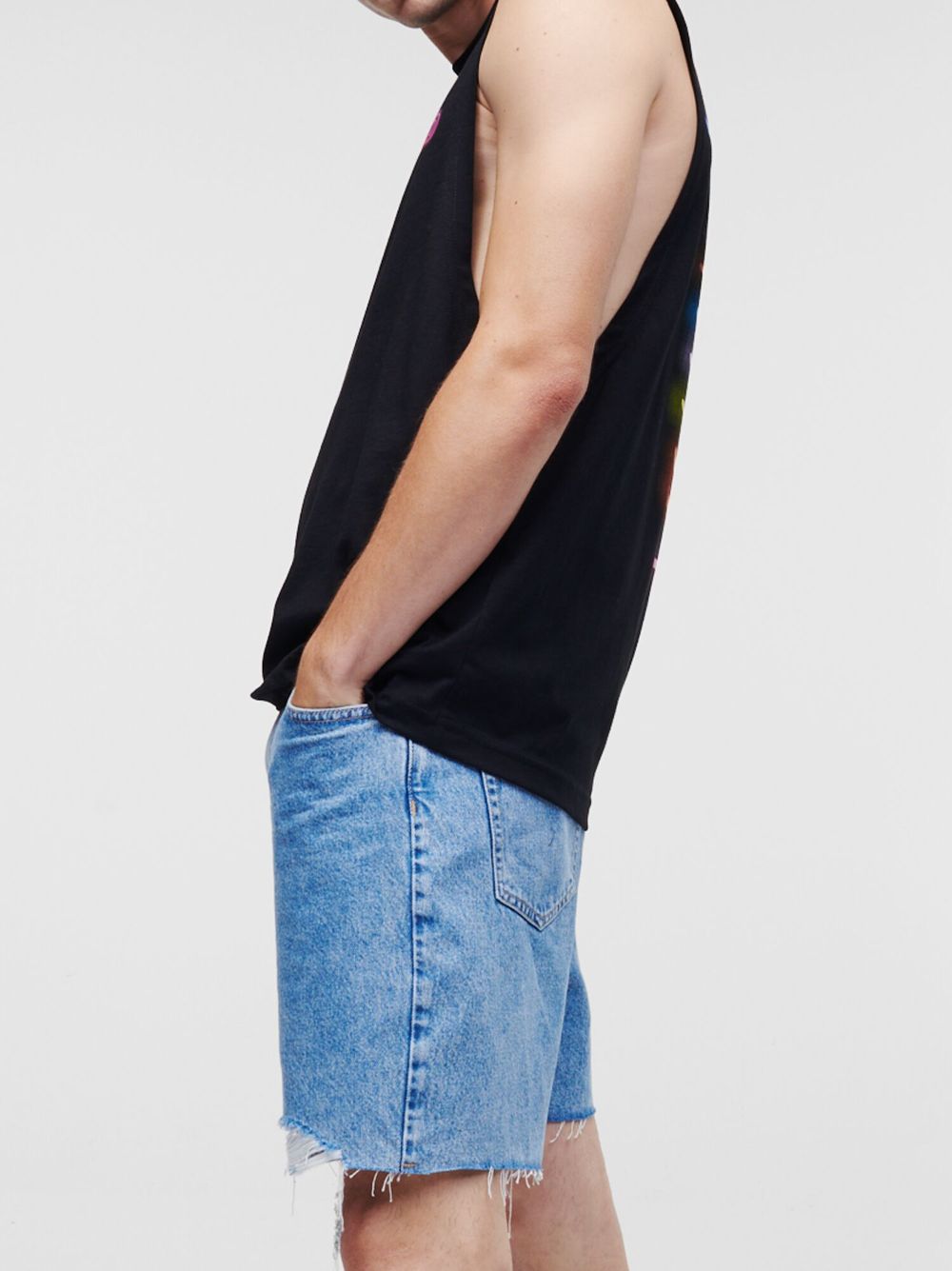 Shop Karl Lagerfeld Jeans All Love Tank Top In Black