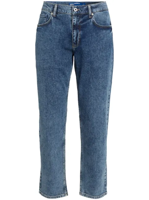Karl Lagerfeld Jeans jeans tapered con parche del logo