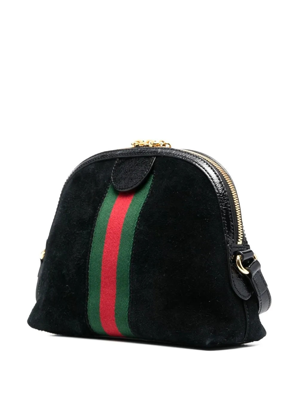 Preowned Gucci Small Ophidia Crossbody Bag In Black ModeSens