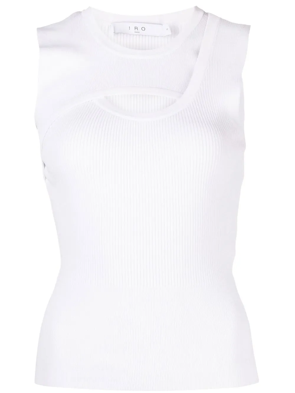 

IRO cut-out detail tank top - White