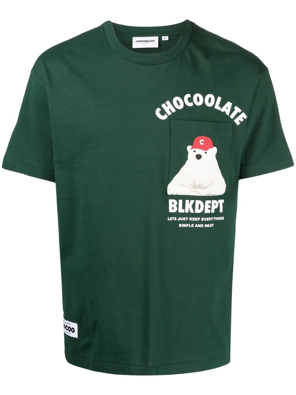 Chocoolate T-shirt Mit Logo-print In Green