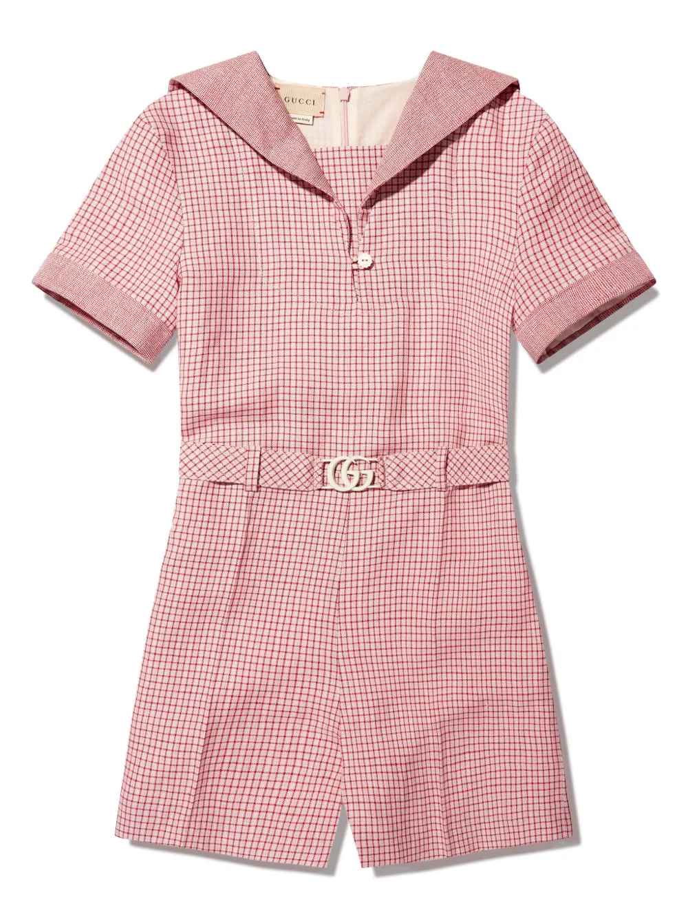 Gucci Kids チェック ロンパース - Farfetch