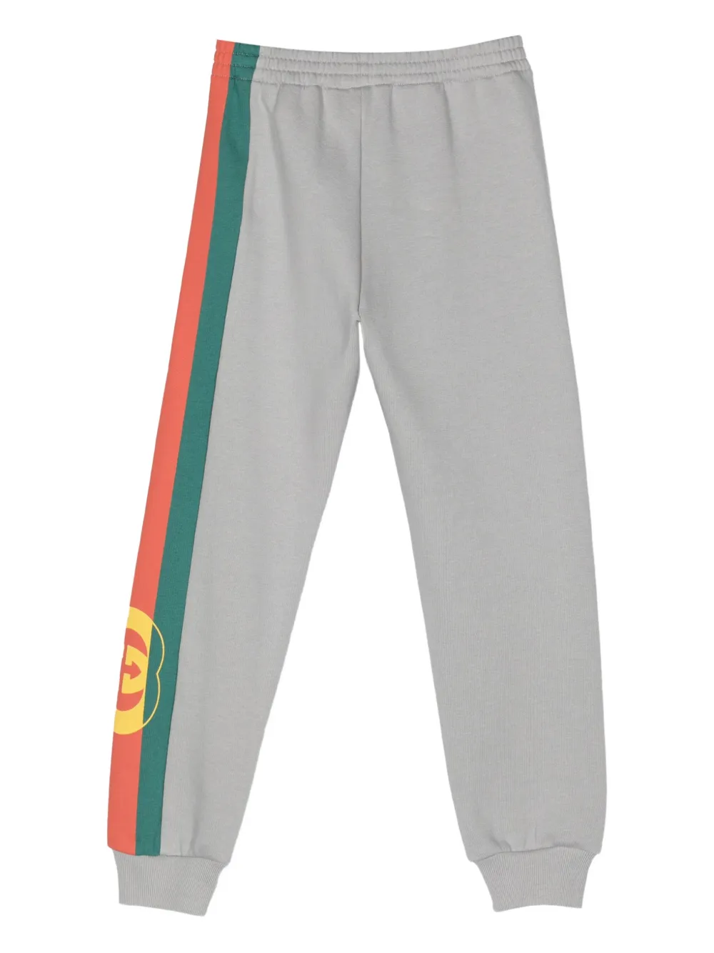 Gucci Kids logo-print felted cotton track pants | Tracksuit Bottoms | Image 2