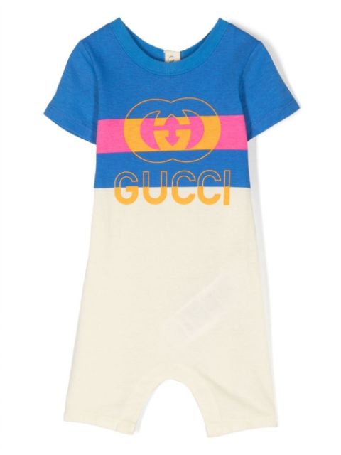 Gucci Kids logo-print jersey shortie