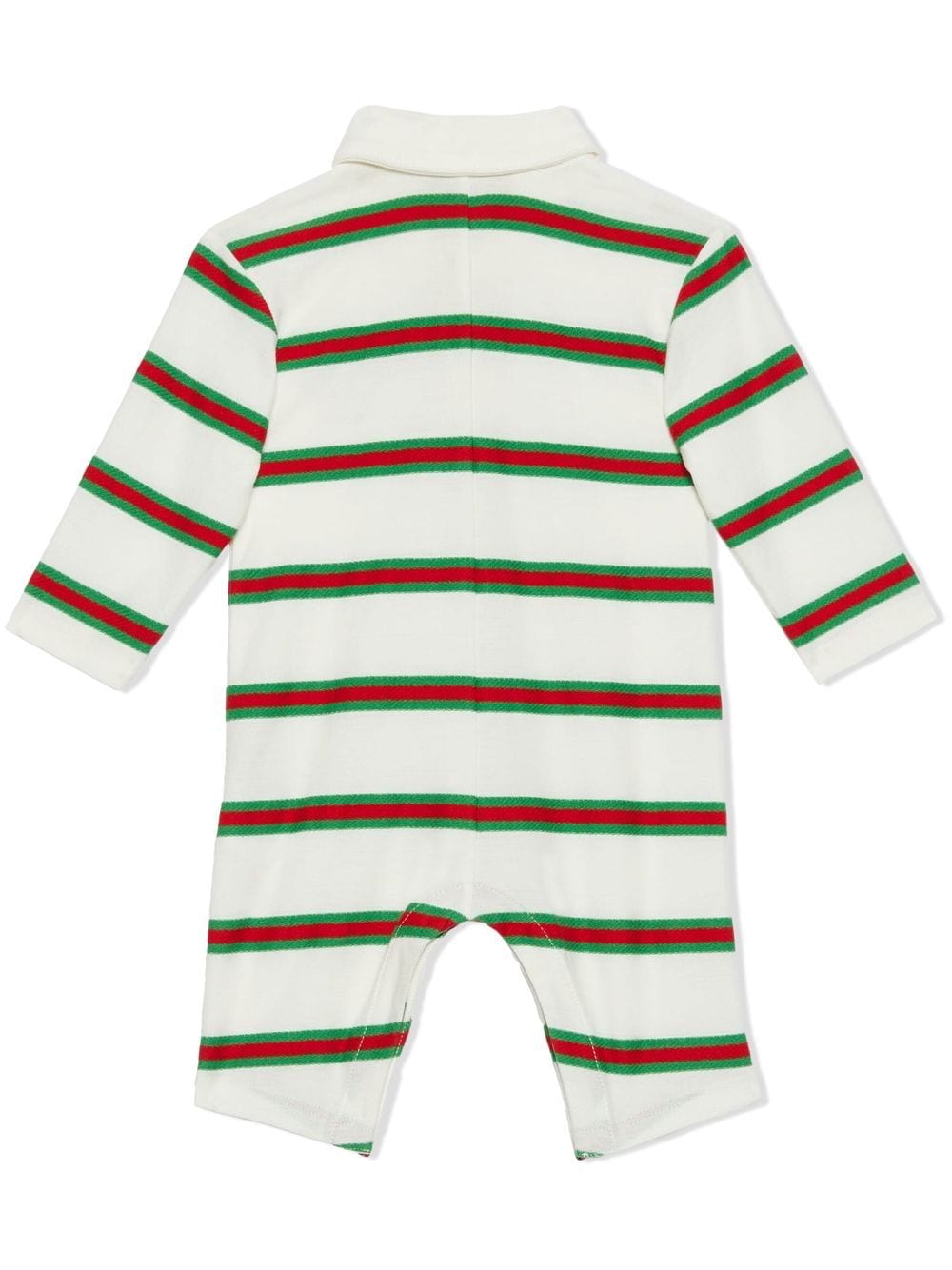 Gucci Kids Gestreepte romper - Wit