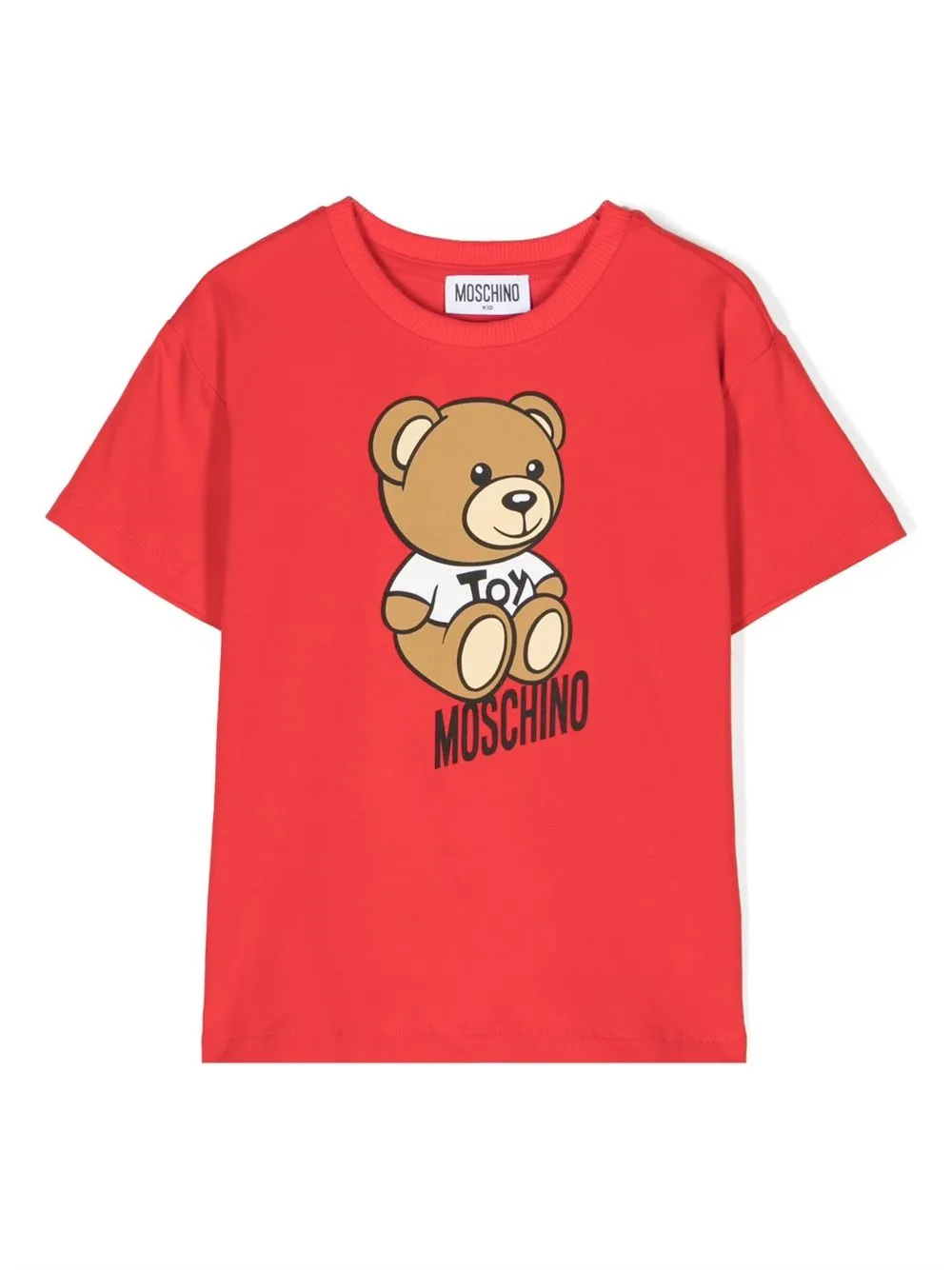 

Moschino Kids playera con estampado Teddy Bear - Rojo