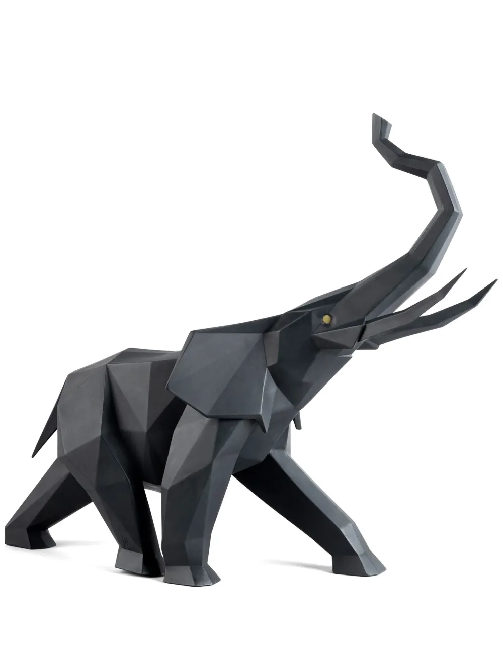 Lladró elephant sculpture | Black | Image 1