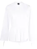 ASPESI peplum button-up shirt - White