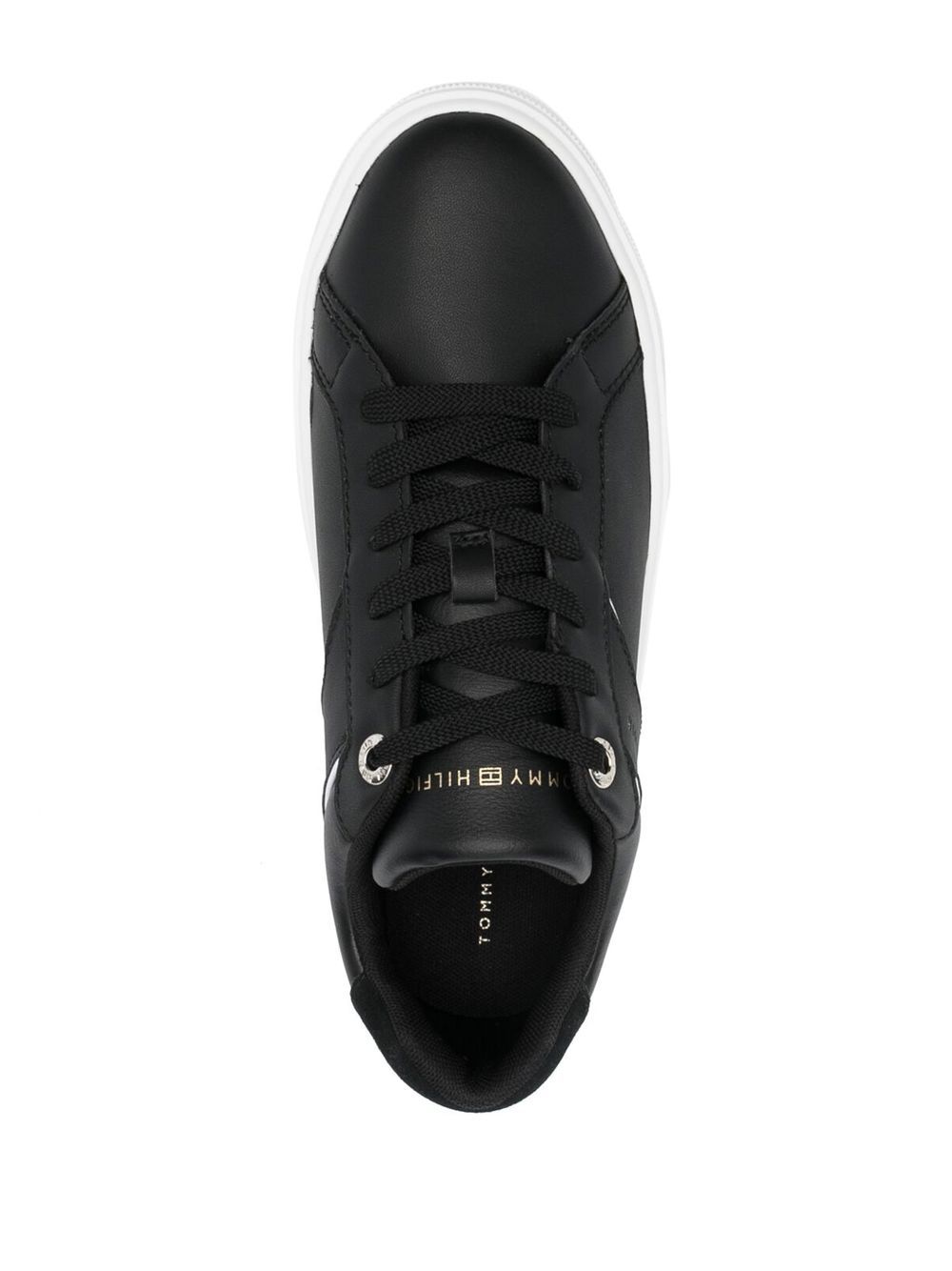 Tommy Hilfiger Leather logo-print Sneakers - Farfetch